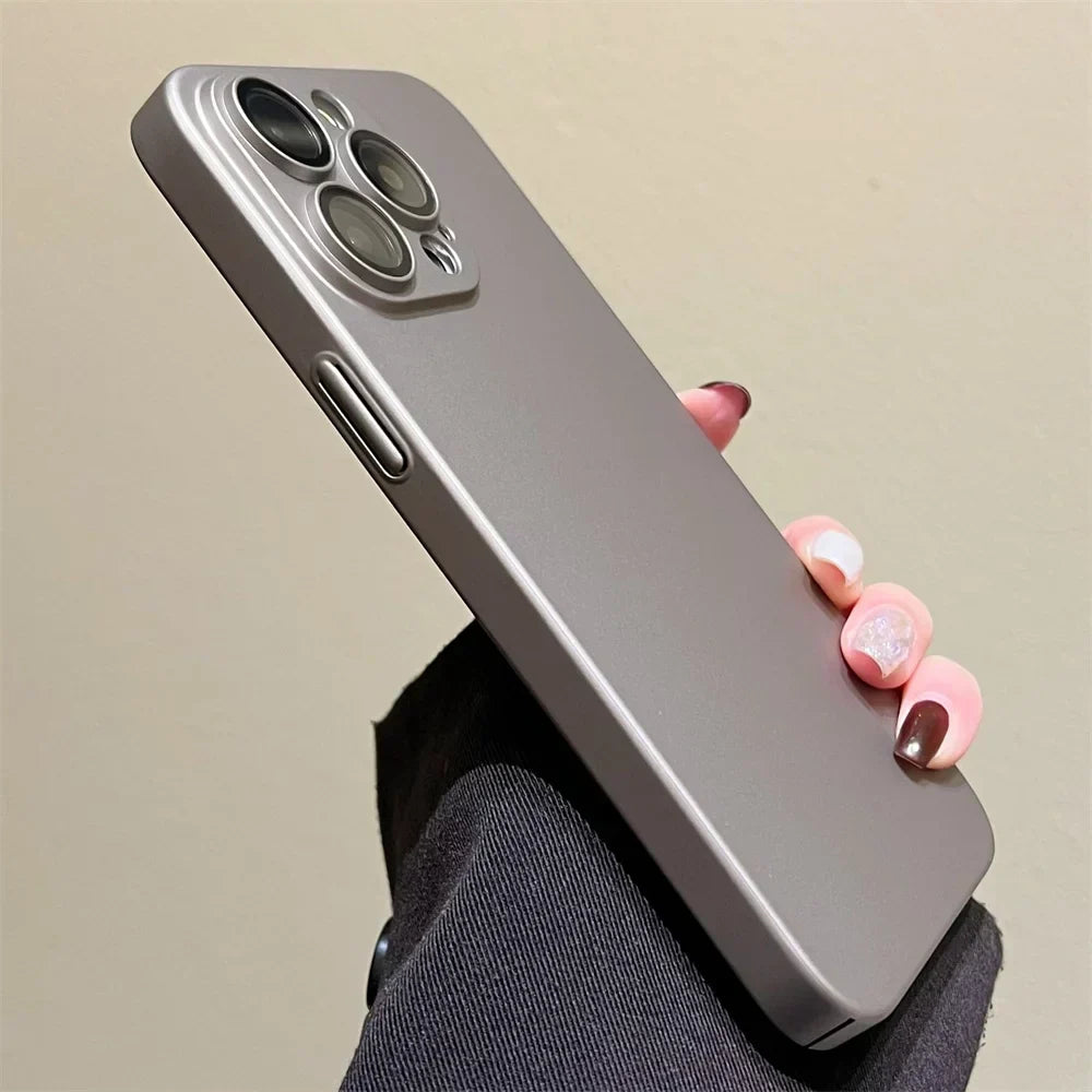 Matte slim iPhone case