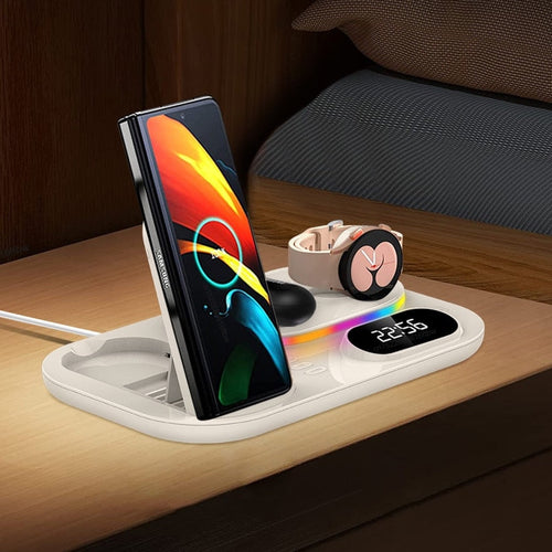 3-in-1 Qi wireless charging station for Samsung
