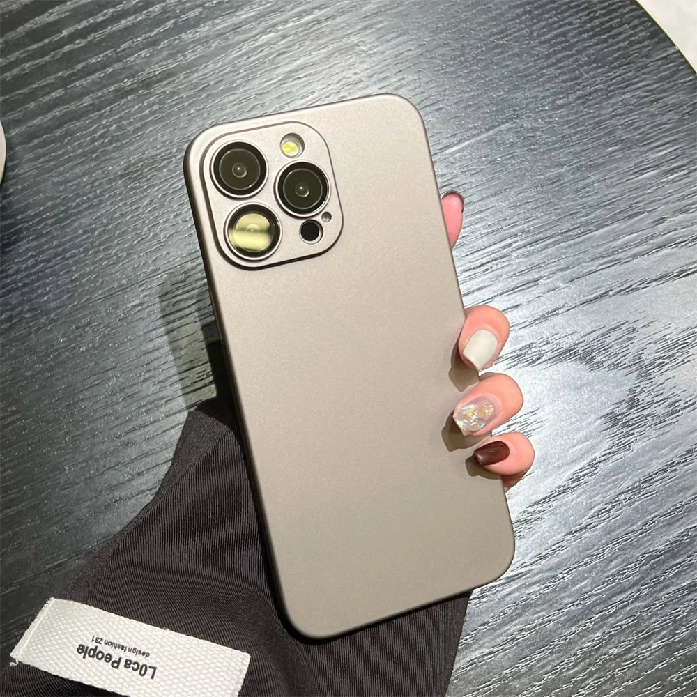 Matte slim iPhone case