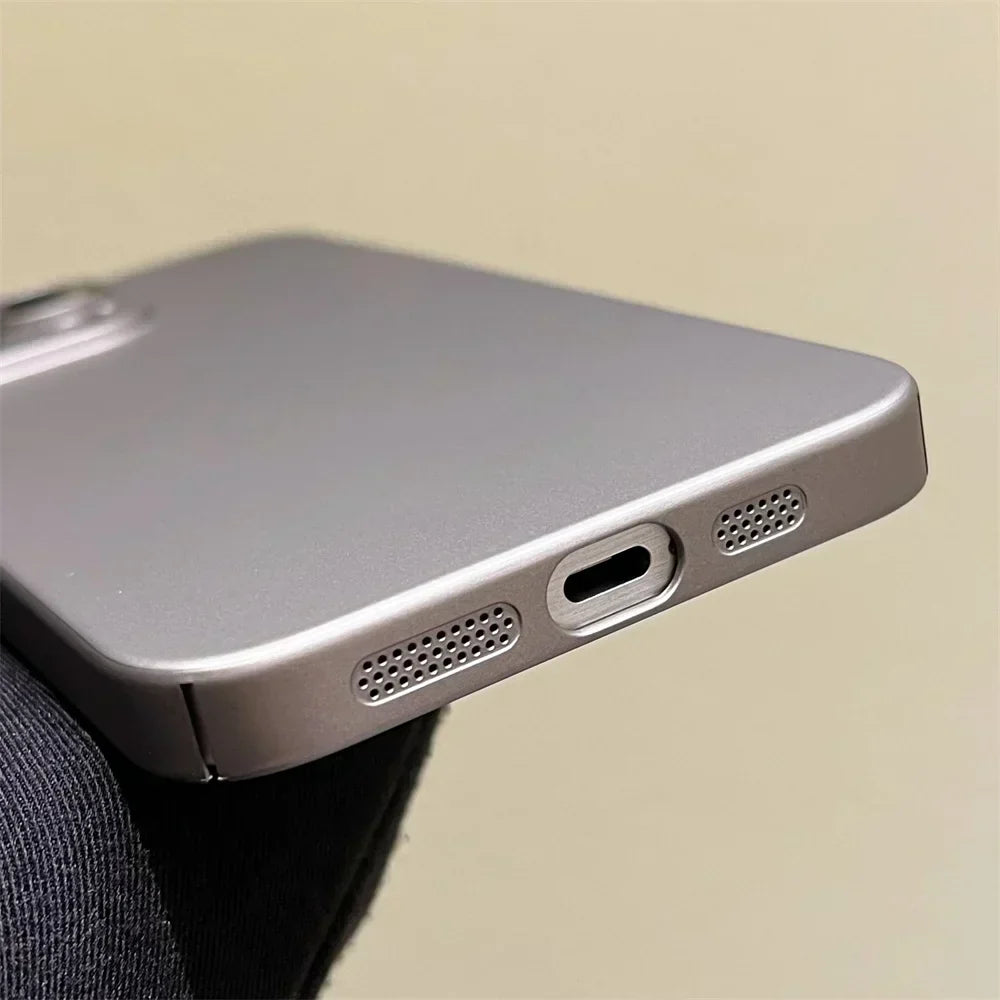 Matte slim iPhone case