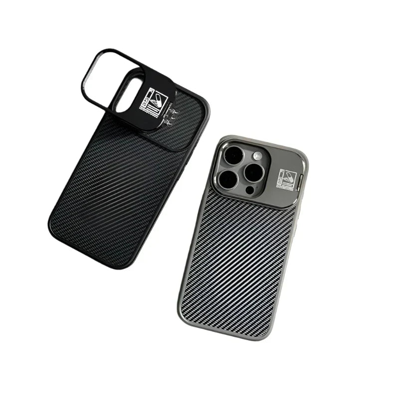 Frosted carbon fiber MagSafe case for iPhone 16 15 14