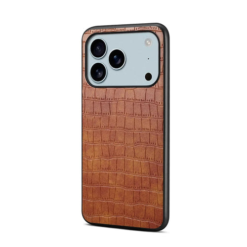 3D texture PU leather case for iPhone 17 / 16 / 15 / 14