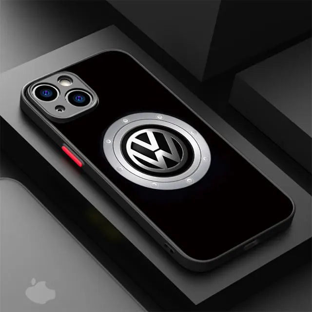Volkswagen-inspired automotive emblem iPhone case