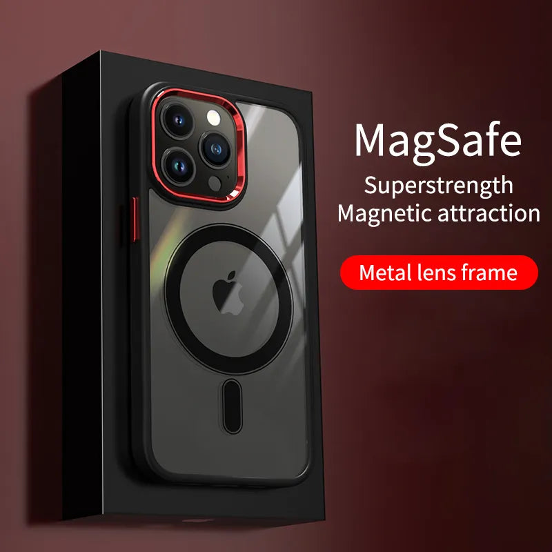 Clear magnetic iPhone case