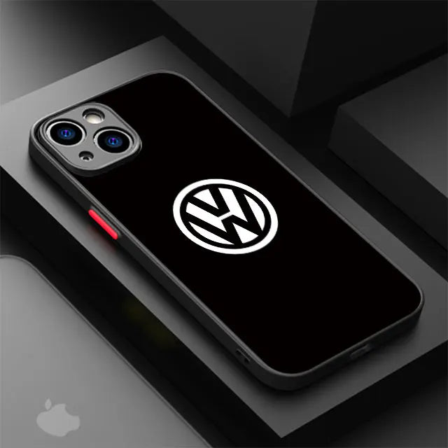 Volkswagen-inspired automotive emblem iPhone case