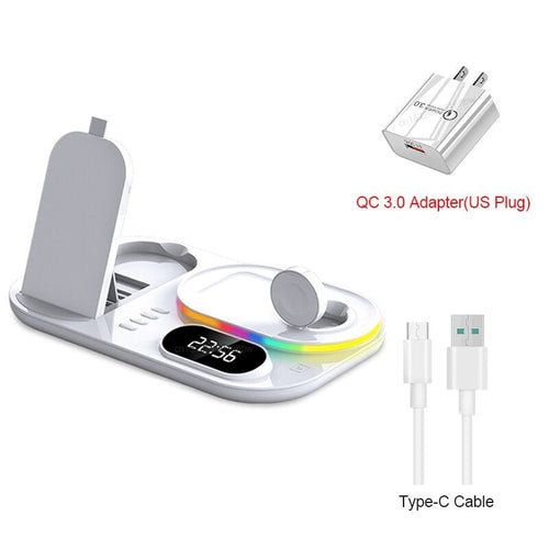 3-in-1 Qi wireless charging station for Samsung