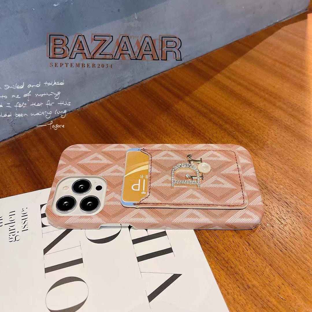 iPhone case with card holder