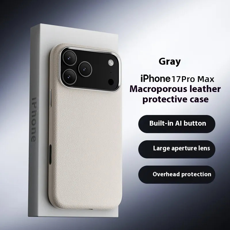 Leather MagSafe case for iPhone
