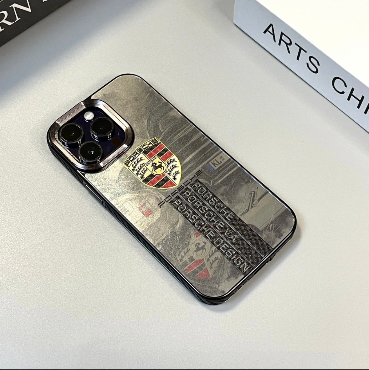 Vintage newspaper print iPhone case