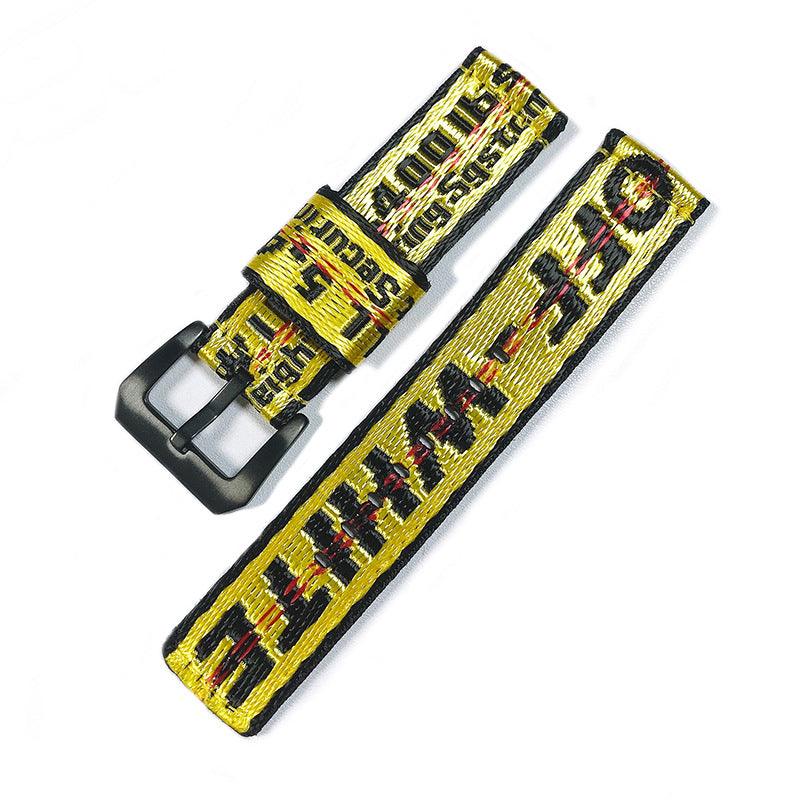 Fendi-inspired graphic print Apple Watch band