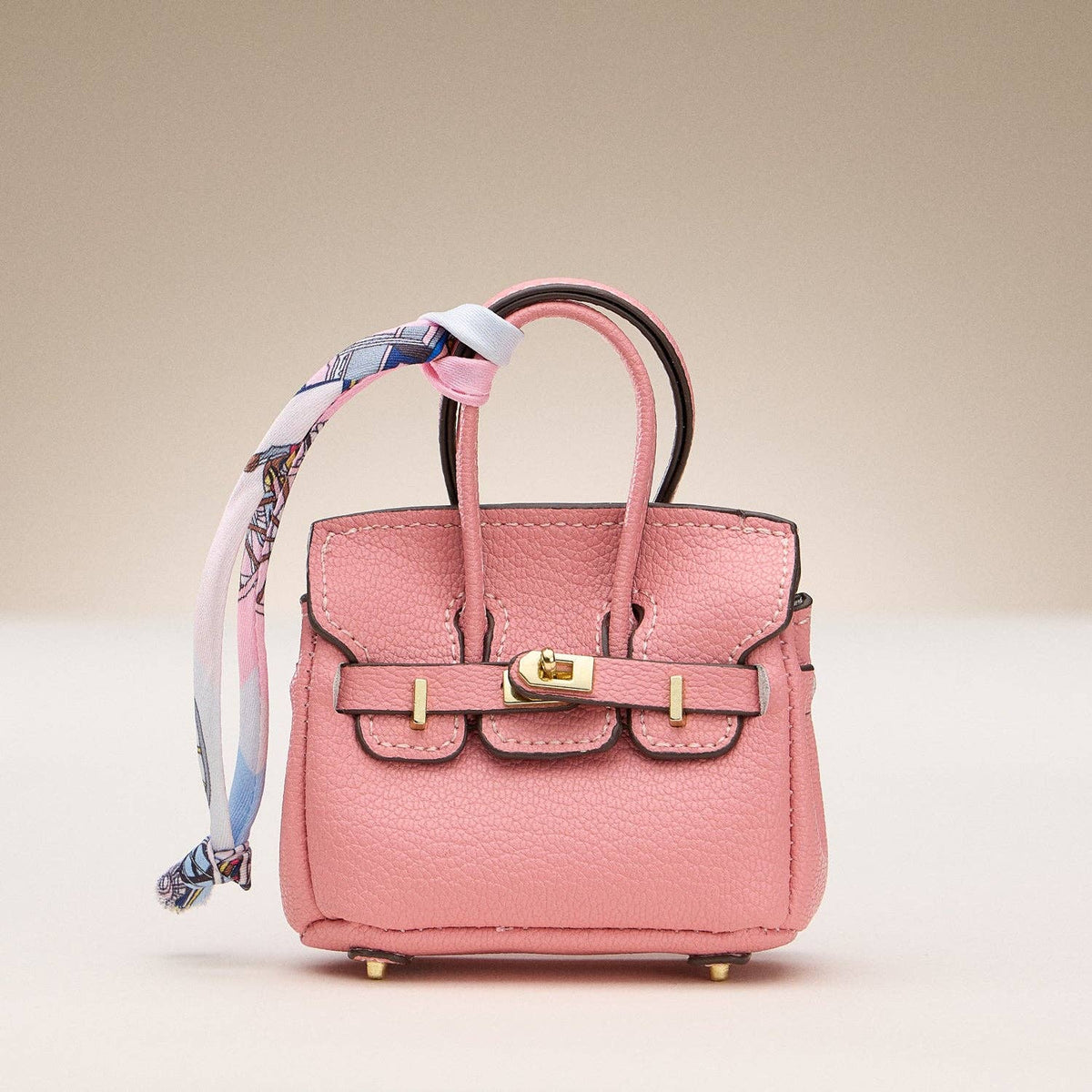 Hermes-inspired leather bag for AirPods case