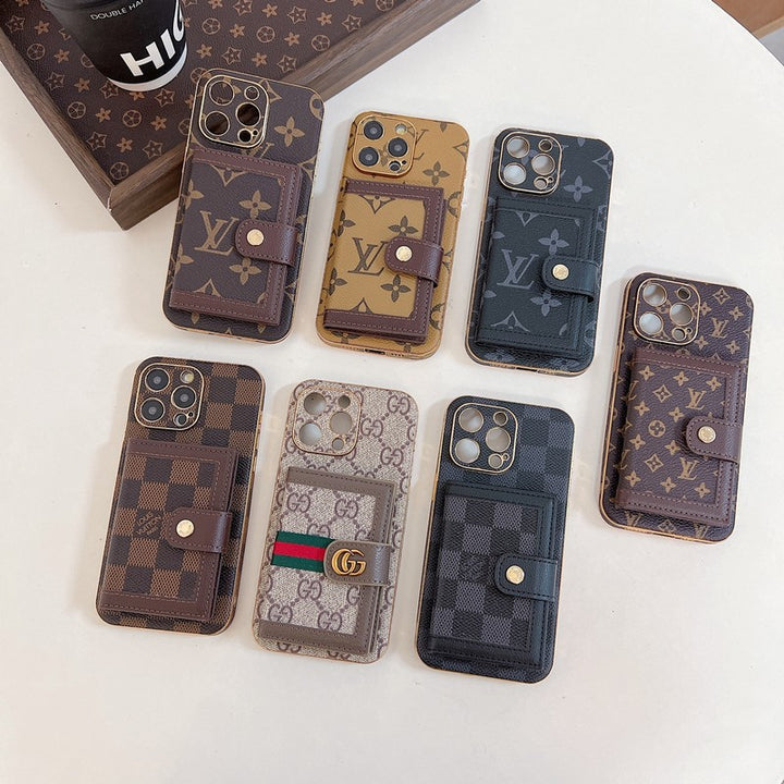 Louis Vuitton-inspired classic color card bag iPhone case