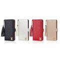 Louis Vuitton-inspired wallet phone case with card slot