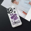 The North Face-inspired graphic print iPhone case with contrast camera frame