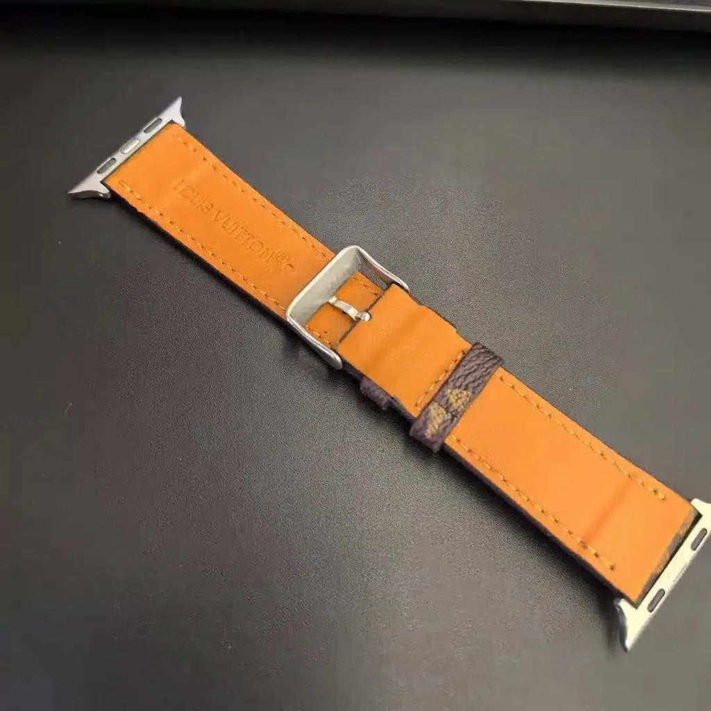 Louis Vuitton-inspired large monogram Apple Watch band