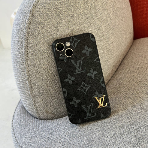 Louis Vuitton-inspired iPhone case with camera protection
