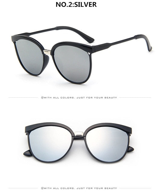 Retro cat eye sunglasses