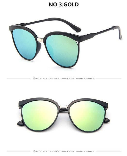 Retro cat eye sunglasses
