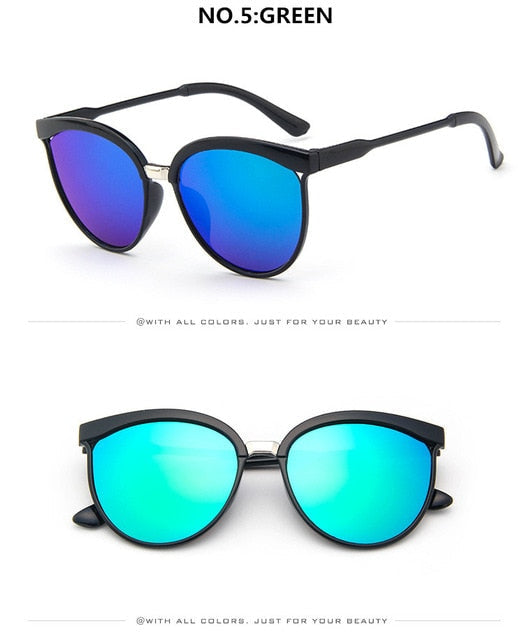 Retro cat eye sunglasses