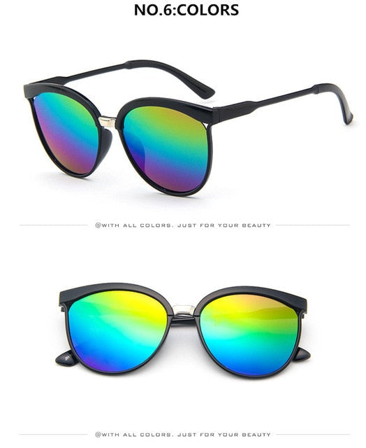Retro cat eye sunglasses