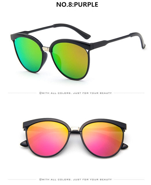 Retro cat eye sunglasses