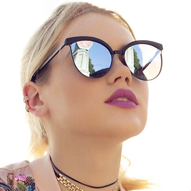 Retro cat eye sunglasses