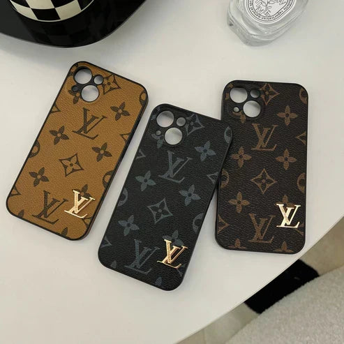Louis Vuitton-inspired iPhone case with camera protection