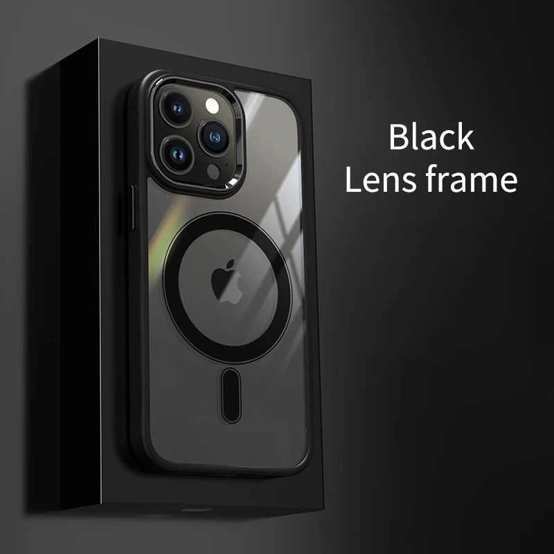 Clear hd wireless charging case for iPhone 16 to 13